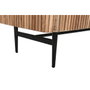 DKD Home Decor Meuble de télévision Marron Noir Naturel Marbre Acacia 145 x 45 x 60 cm