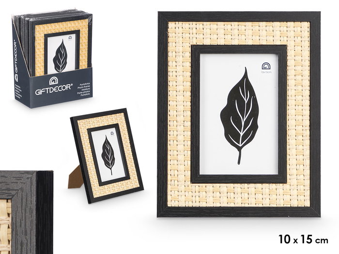 GIFTDECOR Lot de 12 cadres photos noir avec corde 10 x 15 cm GIFTDECOR Lot de 12 cadres photos noir avec corde 10 x 15 cm