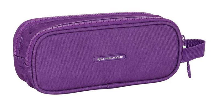 Safta Portatodo Doble Real Valladolid - Caisse de rangement double bois naturel 21x8x6cm pour enfant 3 ans