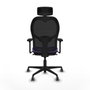 Piqueras y Crespo Chaise de Bureau avec Appui-tête Jorquera 3D036G2 Lila