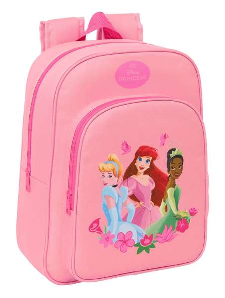 Safta Mochila infantil adapt.carro princesas 26x34x11cm - Sac à dos enfant convertible en chariot, dimensions 26 x 34 x 11 cm pour filles Safta Mochila infantil adapt.carro princesas 26x34x11cm - Sac à dos enfant convertible en chariot, dimensions 26 x 34 x 11 cm pour filles