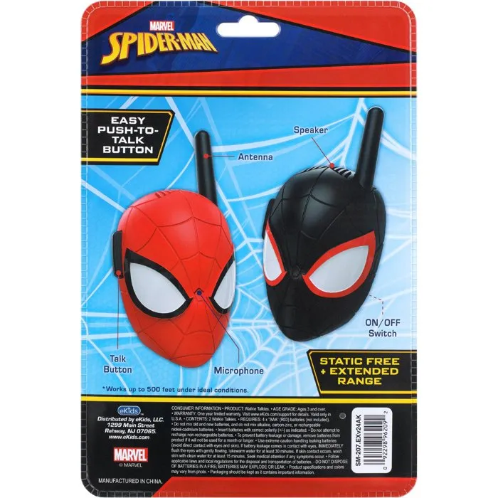Ekids Talkie-walkie Spiderman Ekids Talkie-walkie Spiderman