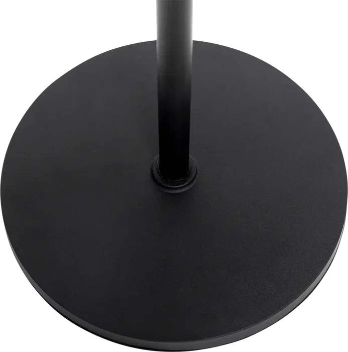 SBG Support microphone droit sol avec base ronde 30 cm - Pied micro réglable