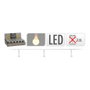 Decorative Lightning Guirlande lumineuse 20 LED sphériques blanc chaud 2,30 m