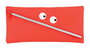 Safta Portatodo Caritas en silicone, rouge, 22 x 11 x 1 cm - Jouet pour enfant à partir de 3 ans