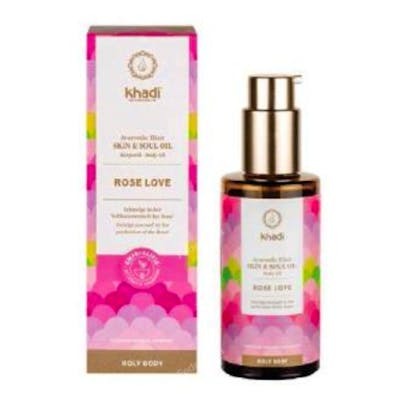 KHADI Huile Elixir Ayurveda Rosa Régénérante 100Ml - Soin Visage Régénérant, 100% Vegan, Cosmos Natural KHADI Huile Elixir Ayurveda Rosa Régénérante 100Ml - Soin Visage Régénérant, 100% Vegan, Cosmos Natural
