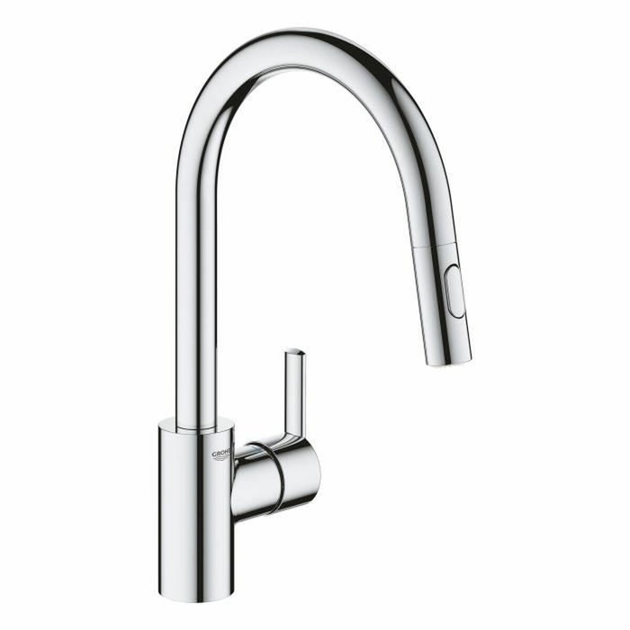 Grohe Mitigeur de cuisine Feel avec douchette extractible et rotation 360° Grohe Mitigeur de cuisine Feel avec douchette extractible et rotation 360°