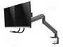 GEMBIRD Support pour double moniteur noir 17-32 pouces