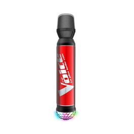 iDance Microphone sans fil avec lumières et fonction karaoke La Voix - Micro USB avec batterie Li-ion