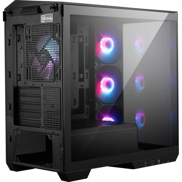 MSI 306-7G24R21-809 MAG PANO M100R PZ - Boîtier PC Gamer avec Ventilation