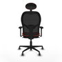 Piqueras y Crespo Chaise de Bureau Jorquera 3D036G1 Orange Foncé