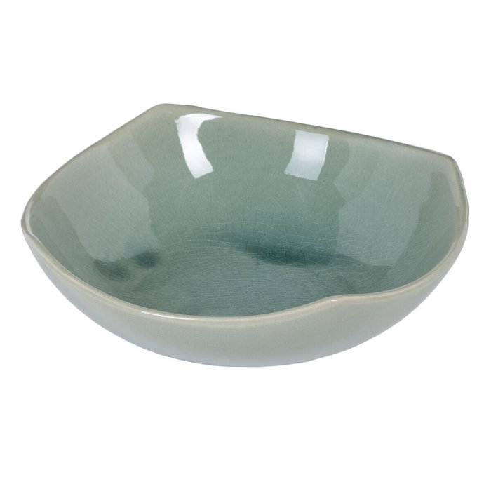 BigBuy Home Centre de Table Vert Céramique 22,5 x 22,5 x 7 cm BigBuy Home Centre de Table Vert Céramique 22,5 x 22,5 x 7 cm