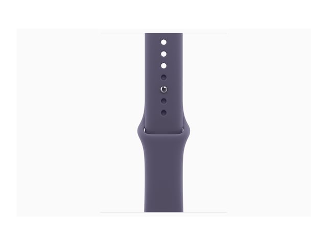 Apple Apple Watch Series 11 GPS 46 mm Aluminium Argenté 64 GB - Montre Connectée avec Bracelet Sport Bleu Violet