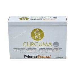Prisma Natural Curcuma + Manganèse 30 Gélules Complément Alimentaire Antioxydant