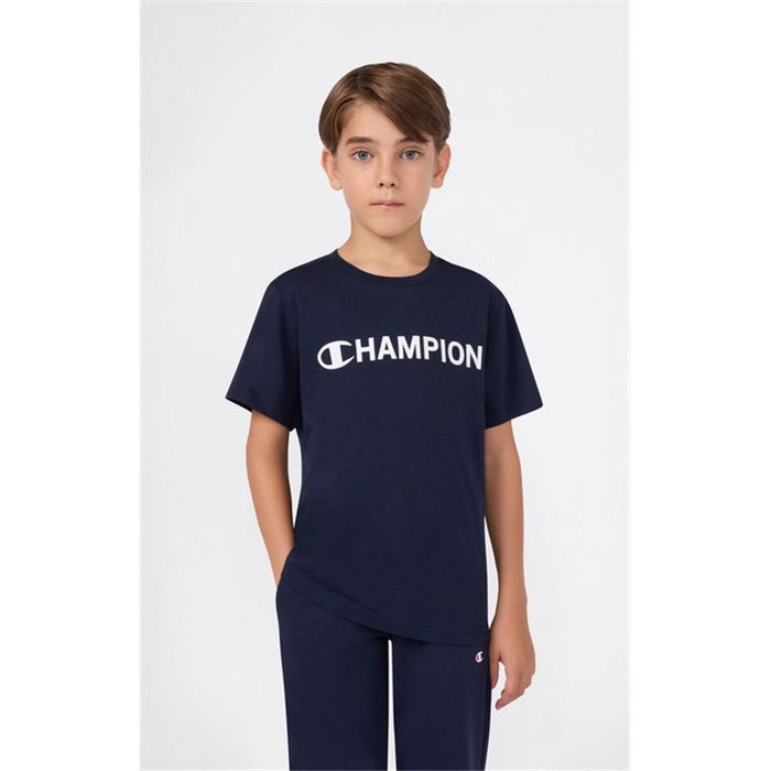 T shirt à manches courtes Enfant Champion Graphic Shop Blue marine L