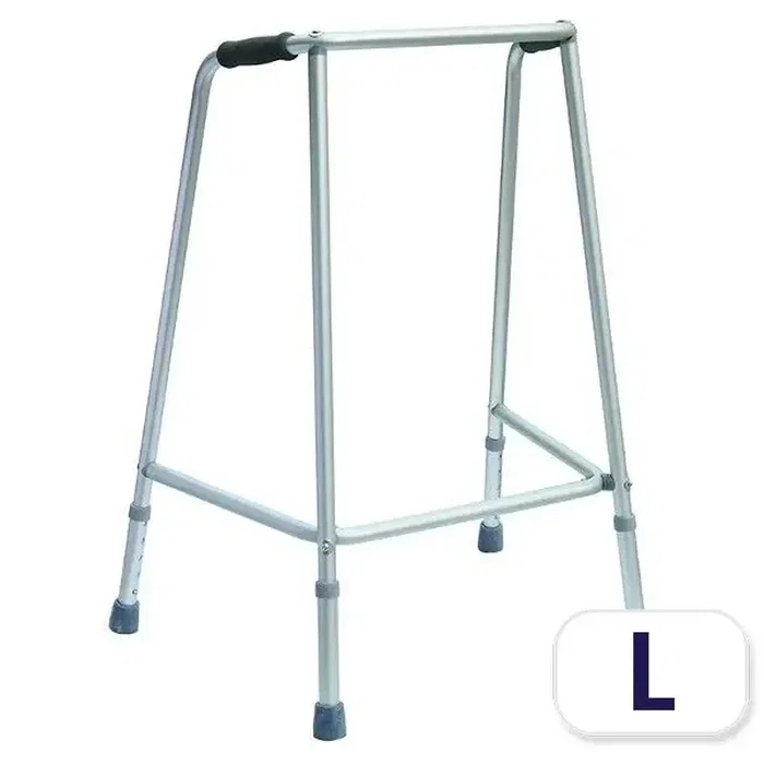 Geomed Cadre de marche en aluminium, 95 cm, Argent Geomed Cadre de marche en aluminium, 95 cm, Argent
