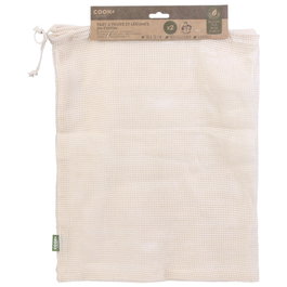Cook Concept Lot de 2 sacs en maille en coton
