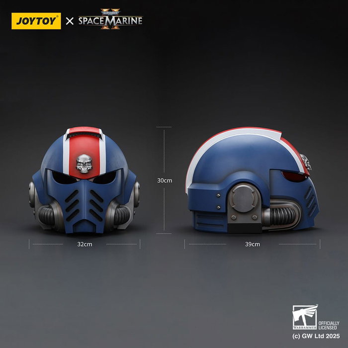 Joy Toy (CN) Warhammer 40,000: Space Marine 2 réplique Ultramarines Lieutenant Titus casque 30 cm