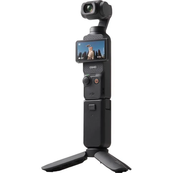 DJI Osmo Pocket 3 Creator Combo - Caméra sport nacelle avec écran tactile rotatif 2 pouces et capteur 1 pouce - Noir
