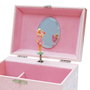 Tachan Joyero Musical - Coffret à bijoux musical avec danseuse, anillier, tiroirs et miroir pour enfants, 19.1 x 12.1 x 15 cm