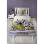 Pokémon Parure de lit réversible Pikachu et Évoli en microfibre