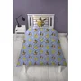 Pokemon Parure de lit réversible Pikachu et Evoli - Microfibre - 1 housse de couette 140 x 200 cm + 1 taie 63 x 63 cm