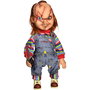 MEZCO TOYZ Figurine Chucky Le Poupon Diabolique parlante 38 cm avec 7 phrases, articulations et accessoires (Version espagnole)