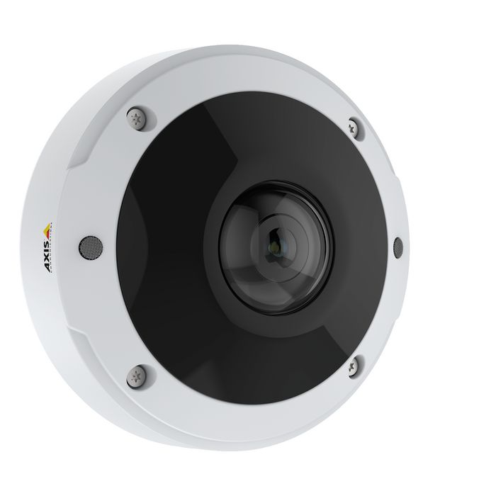 Axis M3077-PLVE - Caméra de surveillance réseau mini-dôme, capteur 6 MP, vue 180°/360°, microphones intégrés, Lightfinder, Forensic WDR, pour intérieur/extérieur