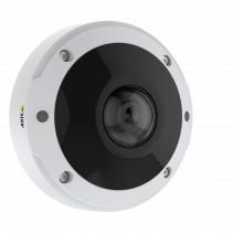Axis M3077-PLVE - Caméra de surveillance réseau mini-dôme, capteur 6 MP, vue 180°/360°, microphones intégrés, Lightfinder, Forensic WDR, pour intérieur/extérieur