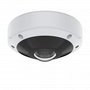 Axis M3077-PLVE - Caméra de surveillance réseau mini-dôme, capteur 6 MP, vue 180°/360°, microphones intégrés, Lightfinder, Forensic WDR, pour intérieur/extérieur