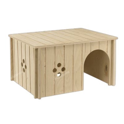 FERPLAST VET Casette en bois pour rongeurs 37x27,7x20cm FERPLAST VET Casette en bois pour rongeurs 37x27,7x20cm