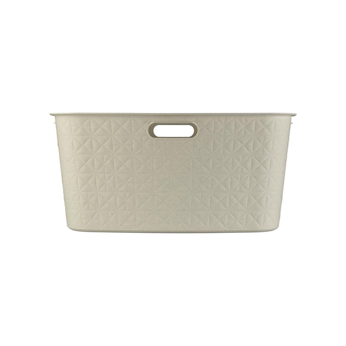 Curver Coffre à linge Softex 45 L Blanc cassé Curver Coffre à linge Softex 45 L Blanc cassé