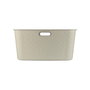 Curver Coffre à linge Softex 45 L Blanc cassé