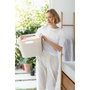 Curver Coffre à linge Softex 45 L Blanc cassé