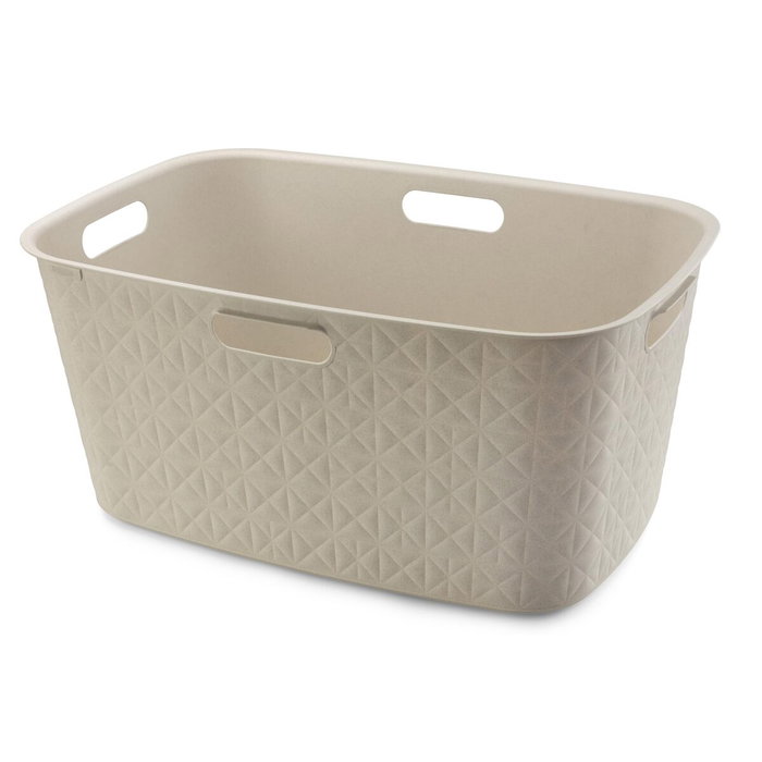 Curver Coffre à linge Softex 45 L Blanc cassé Curver Coffre à linge Softex 45 L Blanc cassé