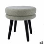 Vinthera Tabouret Moa Bois Vert (Lot de 2)