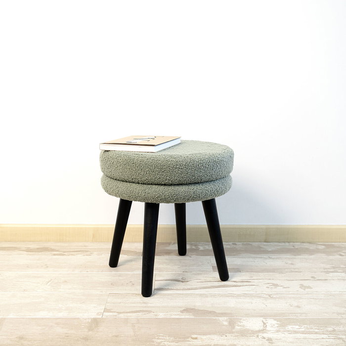Vinthera Tabouret Moa Bois Vert (Lot de 2)