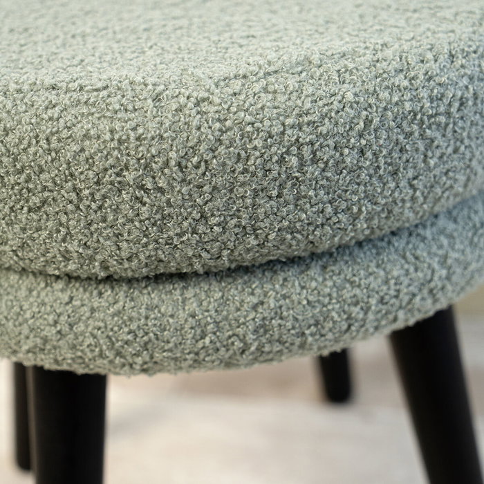 Vinthera Tabouret Moa Bois Vert (Lot de 2)