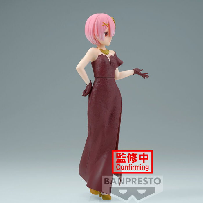 BANPRESTO Figurine Re:Zero - Starting Life in Another World - Ram - Glitter & Glamours - 23 cm - Âge recommandé : +15 ans