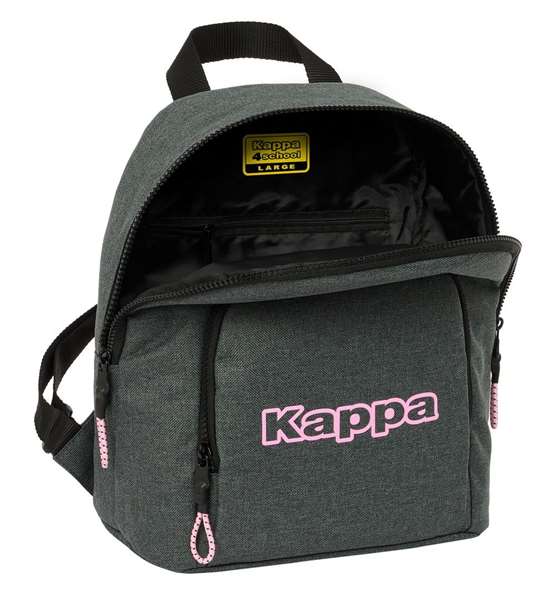 Kappa Mini Sac à Dos "Silver Pink" 25 x 30 x 13 cm - Safta, Pour Enfants (3 ans)