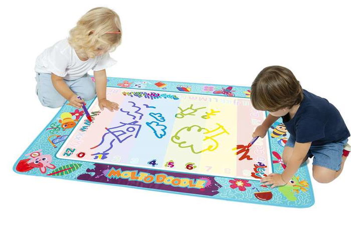 Molto Doodle XL - Tableau magique réutilisable pour enfants - 95 x 74 cm (tissu et plastique)