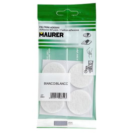 MAURER Feutre adhésif Ø 35 mm blanc (blister de 4 unités) inevitable