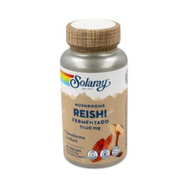 Solaray Fermented Reishi 500mg, 60 capsules végétales