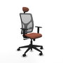 Piqueras y Crespo Chaise de Bureau Motilla Marron et Gris