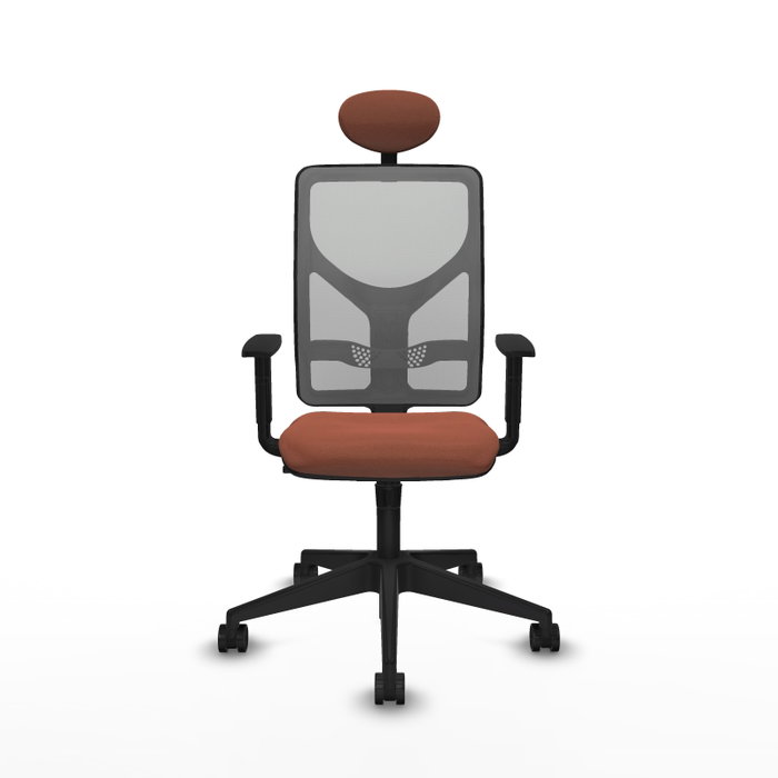 Piqueras y Crespo Chaise de Bureau Motilla Marron et Gris