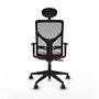 Piqueras y Crespo Chaise de Bureau Motilla Marron et Gris