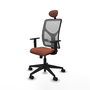 Piqueras y Crespo Chaise de Bureau Motilla Marron et Gris
