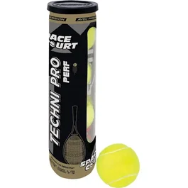 Space Court Balles de tennis pressurisées - Tube de 4 balles