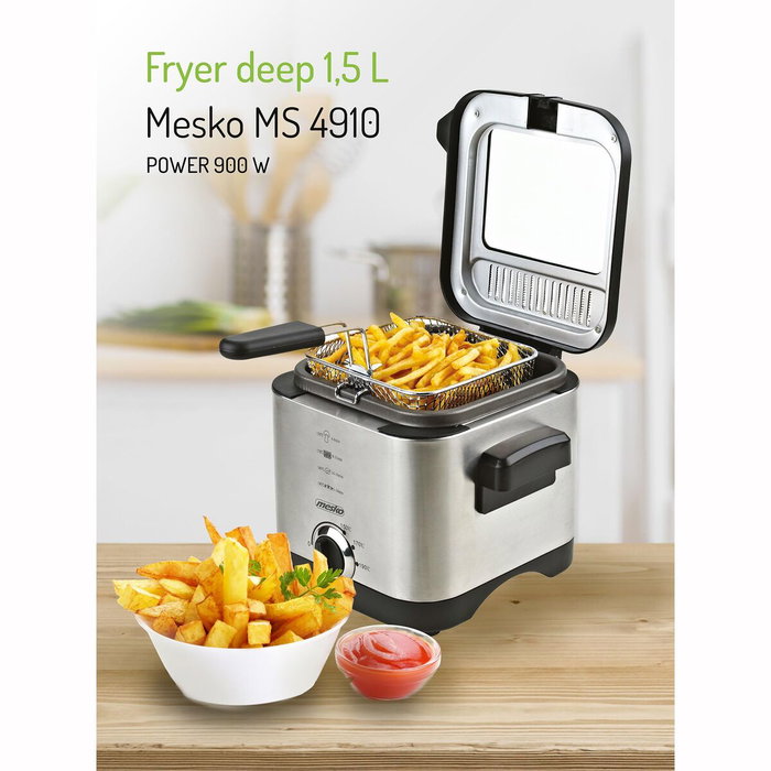 Friteuse Mesko MS 4910 Argenté 900 W 1,5 L