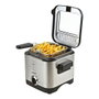 Mesko MS 4910 Friteuse 1,5 L 900 W avec panier élévateur et couvercle en verre, acier inoxydable